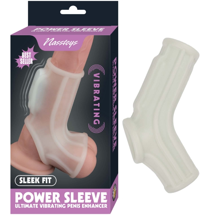 VIBRATING WAVE SLEEVE-WHITE VIBRATING WAVE SLEEVE-WHITE