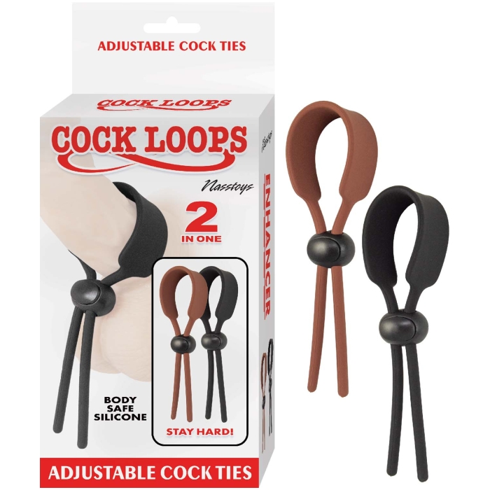 COCK LOOPS-BROWN & BLACK COCK LOOPS-BROWN & BLACK