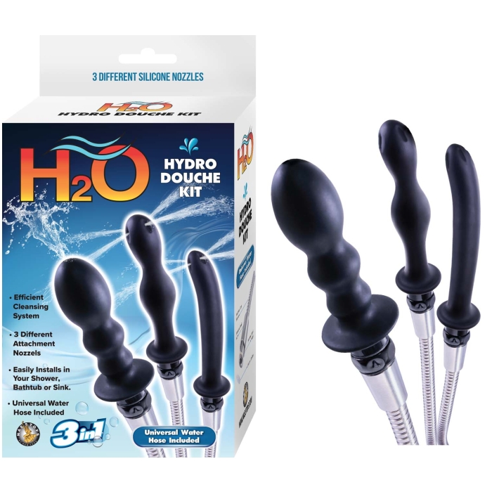 H2O HYDRO DOUCHE KIT-BLACK H2O HYDRO DOUCHE KIT-BLACK