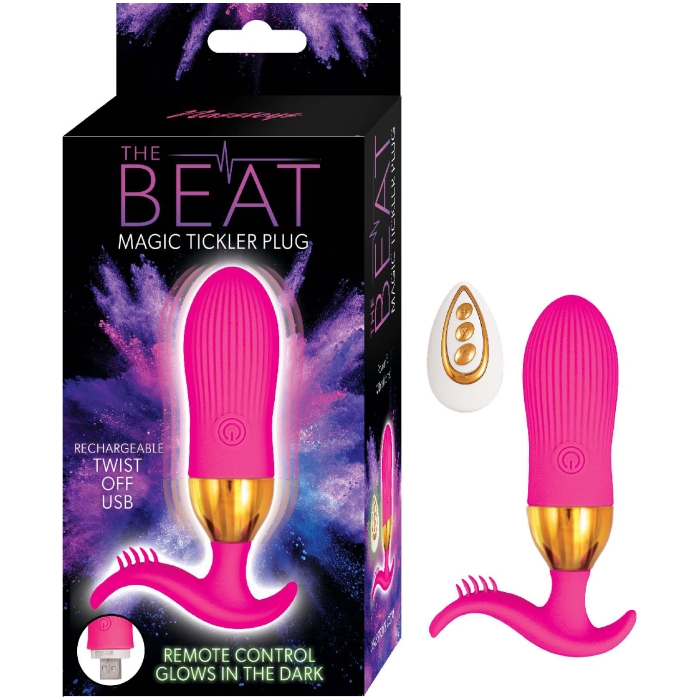 THE BEAT MAGIC TICKLER PLUG-PINK THE BEAT MAGIC TICKLER PLUG-PINK