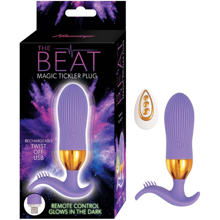 THE BEAT MAGIC TICKLER PLUG-PURPLE THE BEAT MAGIC TICKLER PLUG-PURPLE