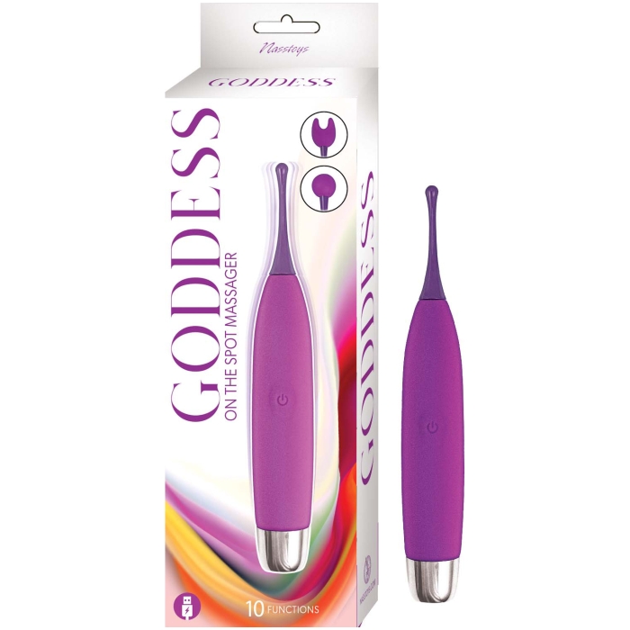 GODDESS ON THE SPOT MASSAGER-PURPLE GODDESS ON THE SPOT MASSAGER-PURPLE