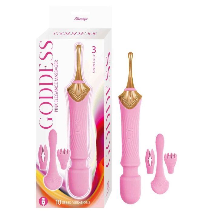 GODDESS PINK ELEGANCE MASSAGER-PINK GODDESS PINK ELEGANCE MASSAGER-PINK