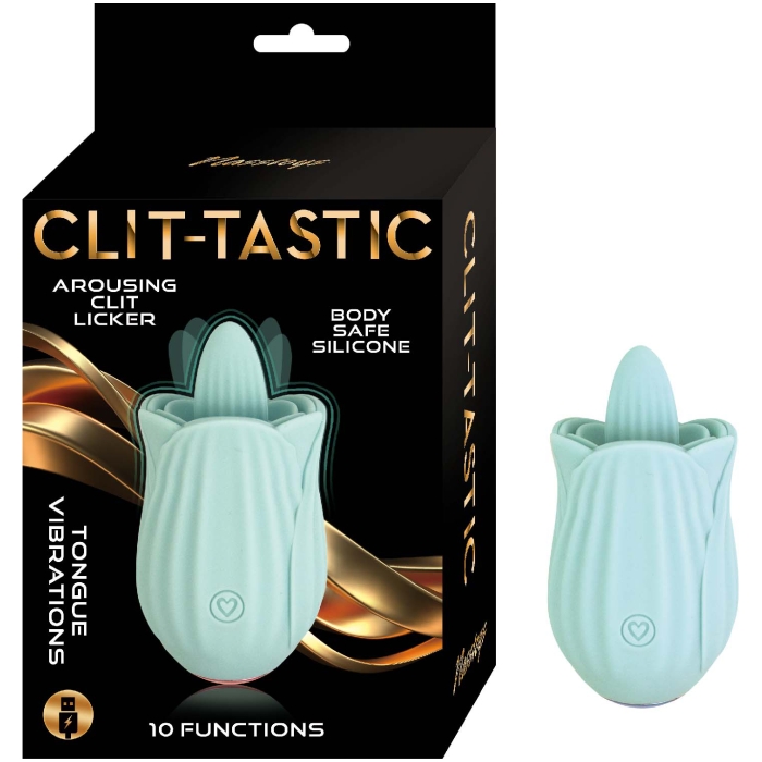 CLIT-TASTIC AROUSING CLIT LICKER-AQUA CLIT-TASTIC AROUSING CLIT LICKER-AQUA