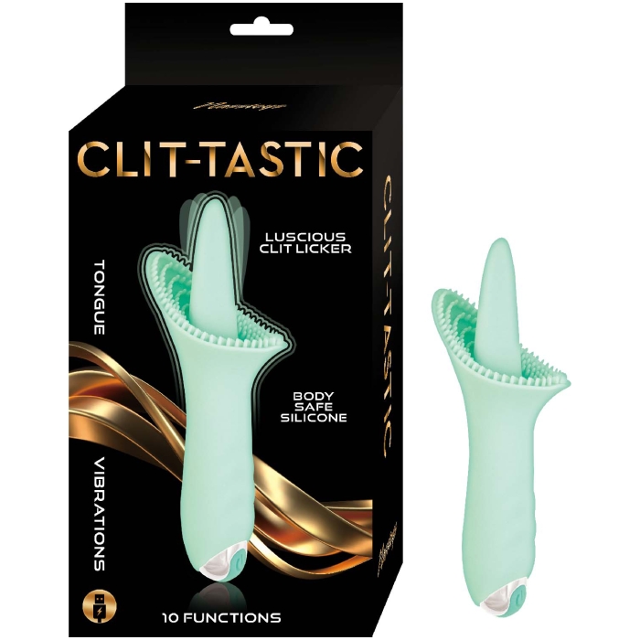 CLIT-TASTIC LUSCIOUS CLIT LICKER-AQUA CLIT-TASTIC LUSCIOUS CLIT LICKER-AQUA