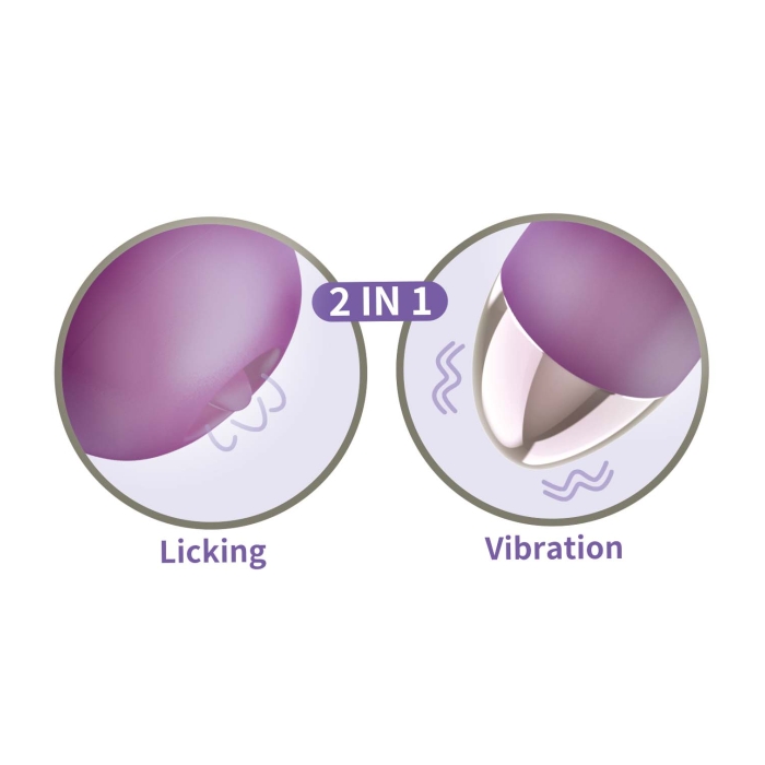 CLIT-TASTIC INTENSE DUAL MASSAGER-LAVENDER