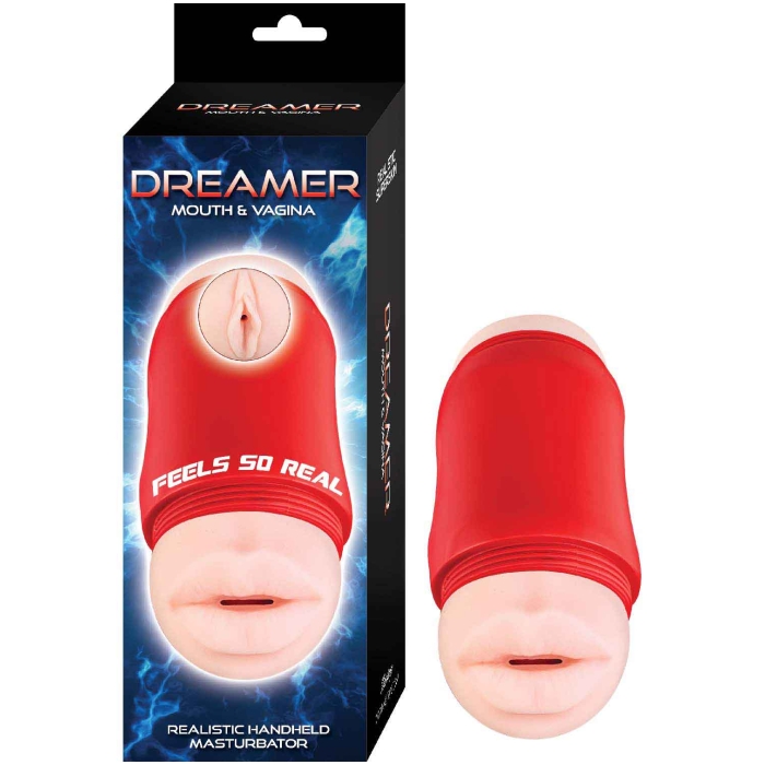 DELITE TWO WAYS MOUTH & VAGINA-WHTE DELITE TWO WAYS MOUTH & VAGINA-WHTE