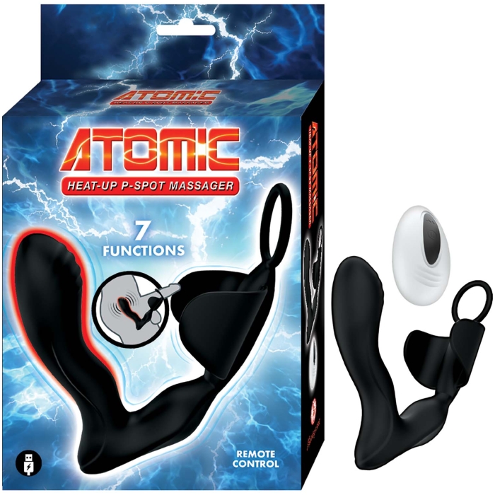 ATOMIC HEAT-UP P-SPOT MASSAGER-BLACK ATOMIC HEAT-UP P-SPOT MASSAGER-BLACK