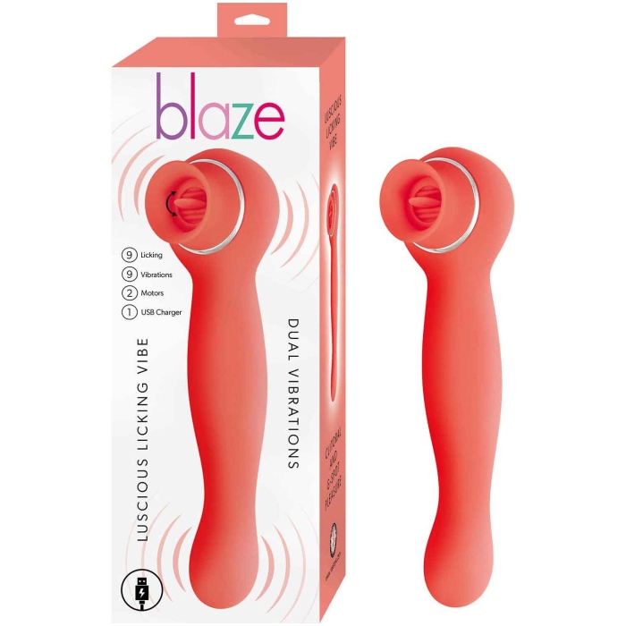 BLAZE LUCIOUS LICKER VIBE-CORAL BLAZE LUCIOUS LICKER VIBE-CORAL