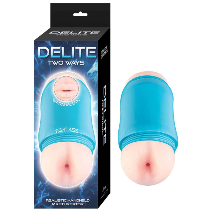 DELITE TWO WAYS MOUTH & ASS-WHITE DELITE TWO WAYS MOUTH & ASS-WHITE