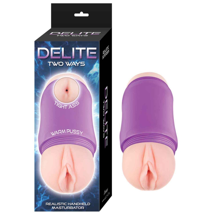 DELITE TWO WAYS VAGINA & ASS-WHITE DELITE TWO WAYS VAGINA & ASS-WHITE