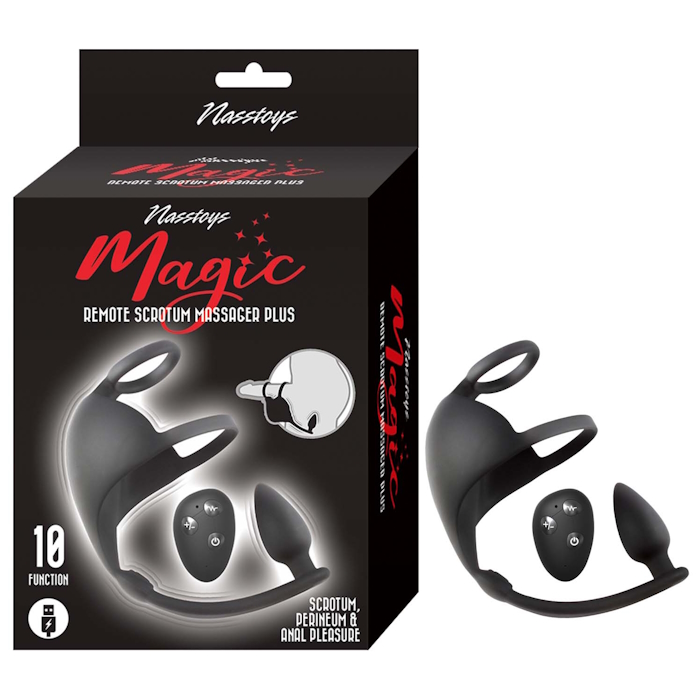 ANAL PLUG BLK MAGIC REMOTE SCROTUM MASSAGER PLUG ANAL PLUG BLK MAGIC REMOTE SCROTUM MASSAGER PLUG