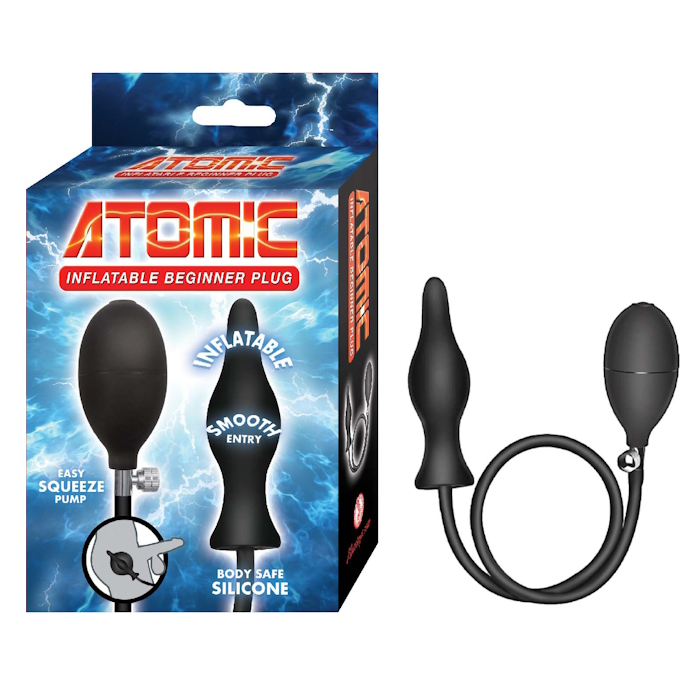 ATOMIC INFLATABLE BEGINNER PLUG - BLACK ATOMIC INFLATABLE BEGINNER PLUG - BLACK