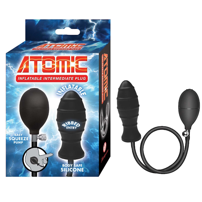 ATOMIC INFLATABLE INTERMEDIATE PLUG - BLACK ATOMIC INFLATABLE INTERMEDIATE PLUG - BLACK