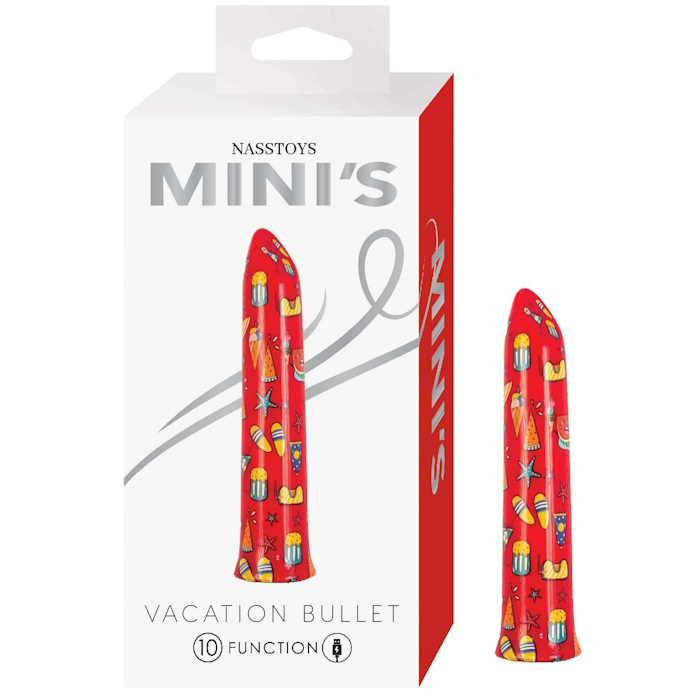 NASSTOYS MINI’S VACATION BULLET - RED NASSTOYS MINI’S VACATION BULLET - RED