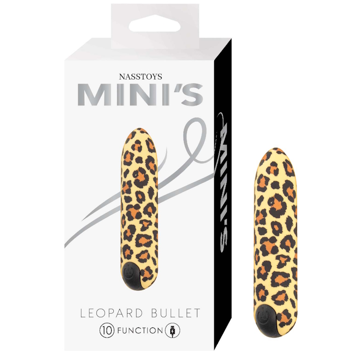 NASSTOYS MINI’S LEOPARD BULLET - LEOPARD NASSTOYS MINI’S LEOPARD BULLET - LEOPARD