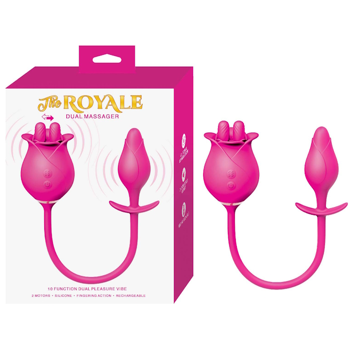 THE ROYALE DUAL MASSAGER - PINK THE ROYALE DUAL MASSAGER - PINK