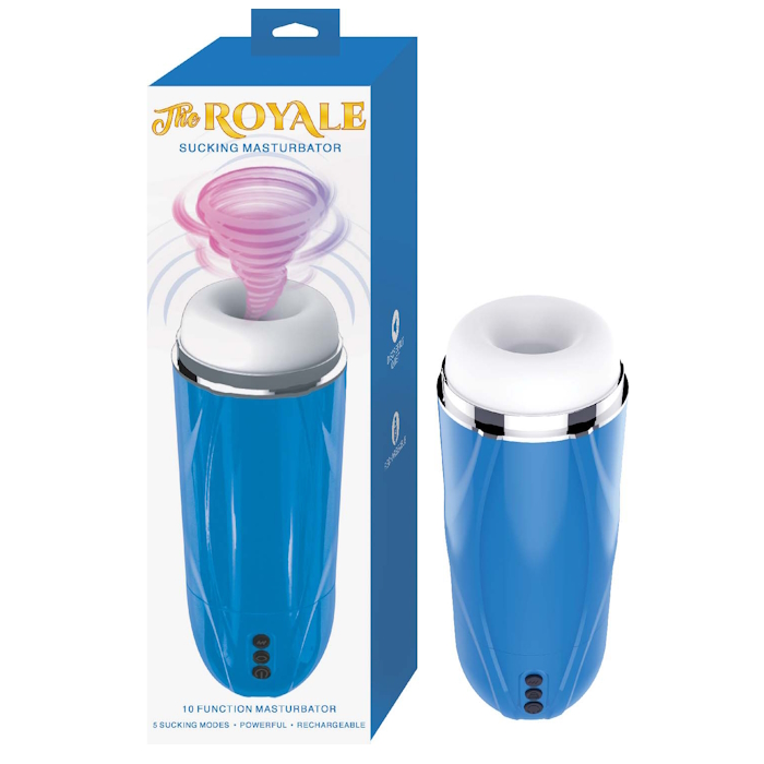 THE ROYALE SUCKING MASTURBATOR - BLUE THE ROYALE SUCKING MASTURBATOR - BLUE