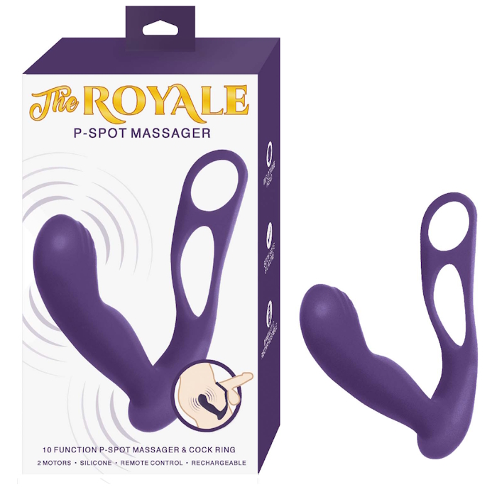 THE ROYALE P-SPOT MASSAGER - PURPLE THE ROYALE P-SPOT MASSAGER - PURPLE
