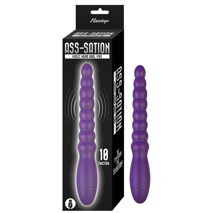 ASS-SATION MAGIC WAND ANAL VIBE - PURPLE ASS-SATION MAGIC WAND ANAL VIBE - PURPLE