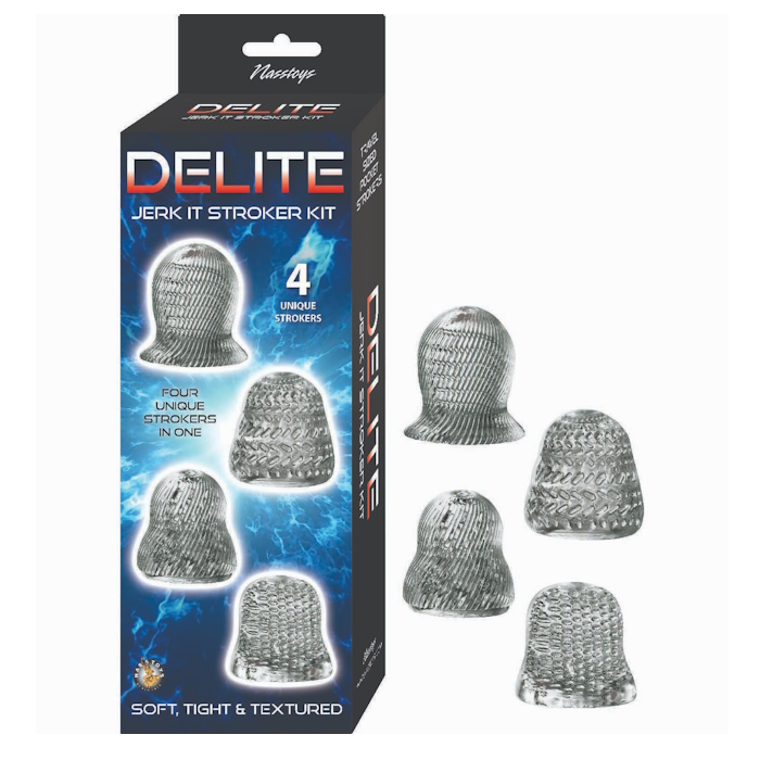 DELITE JERK IT STROKER KIT - SMOKE DELITE JERK IT STROKER KIT - SMOKE