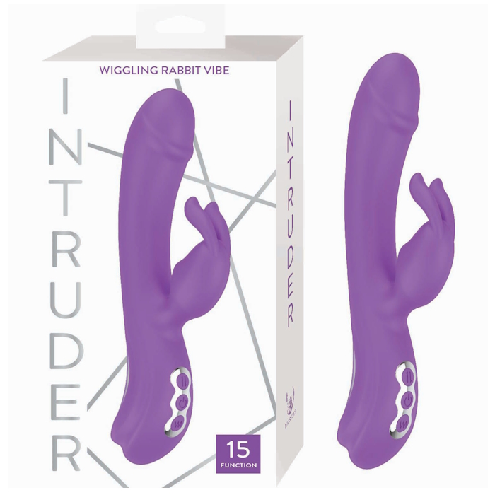 INTRUDER WIGGLING RABBIT VIBE - PURPLE INTRUDER WIGGLING RABBIT VIBE - PURPLE