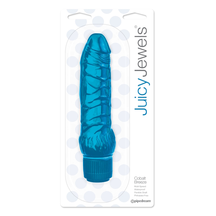 VIBE 7.5" BLUE JUICY JEWELS COBALT BREEZE VIBE 7.5" BLUE JUICY JEWELS COBALT BREEZE