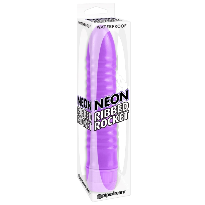 NEON RIBBED ROCKET - PURPLE NEON RIBBED ROCKET - PURPLE