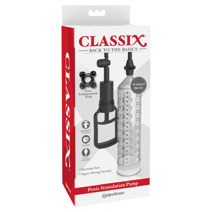 CLASSIX PENIS STIMULATION PUMP - CLEAR CLASSIX PENIS STIMULATION PUMP - CLEAR