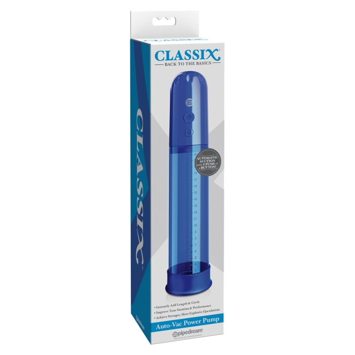 CLASSIX AUTO-VAC POWER PUMP - BLUE CLASSIX AUTO-VAC POWER PUMP - BLUE