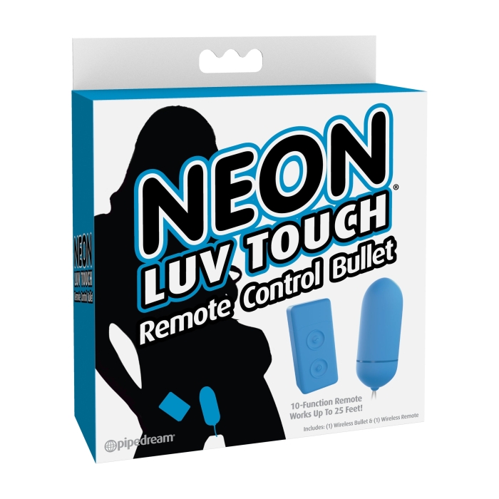 NEON LUV TOUCH REMOTE CONTROL BULLET - BLUE NEON LUV TOUCH REMOTE CONTROL BULLET - BLUE