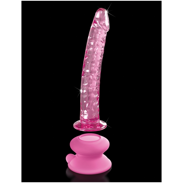 ICICLES NO. 86 - WITH SILICONE SUCTION CUP - PINK 6.75"