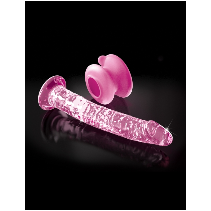 ICICLES NO. 86 - WITH SILICONE SUCTION CUP - PINK 6.75"