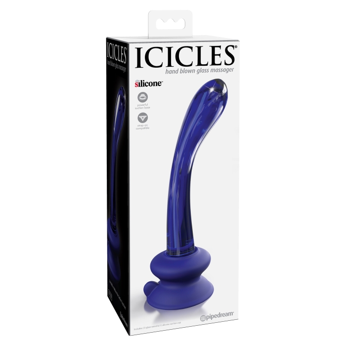 ICICLES NO. 89 - WITH SILICONE SUCTION CUP - BLUE 7" ICICLES NO. 89 - WITH SILICONE SUCTION CUP - BLUE 7"
