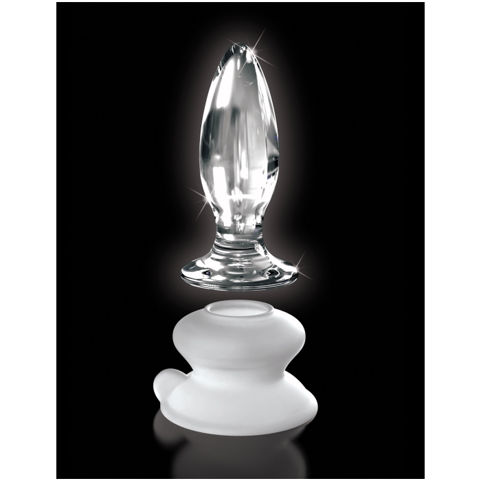 ICICLES NO. 91 - WITH SILICONE SUCTION CUP - CLEAR 4"