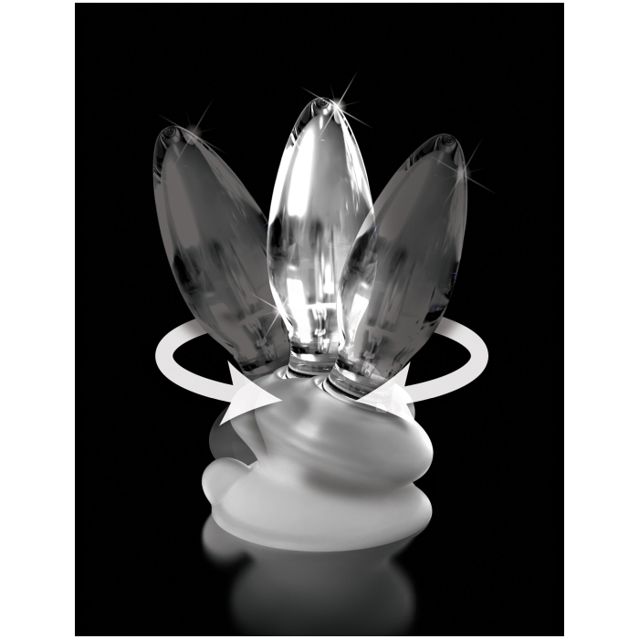 ICICLES NO. 91 - WITH SILICONE SUCTION CUP - CLEAR 4"