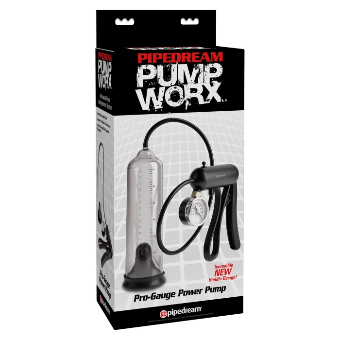 PUMP WORX PRO-GAUGE POWER PUMP - CLEAR BLACK PUMP WORX PRO-GAUGE POWER PUMP - CLEAR BLACK
