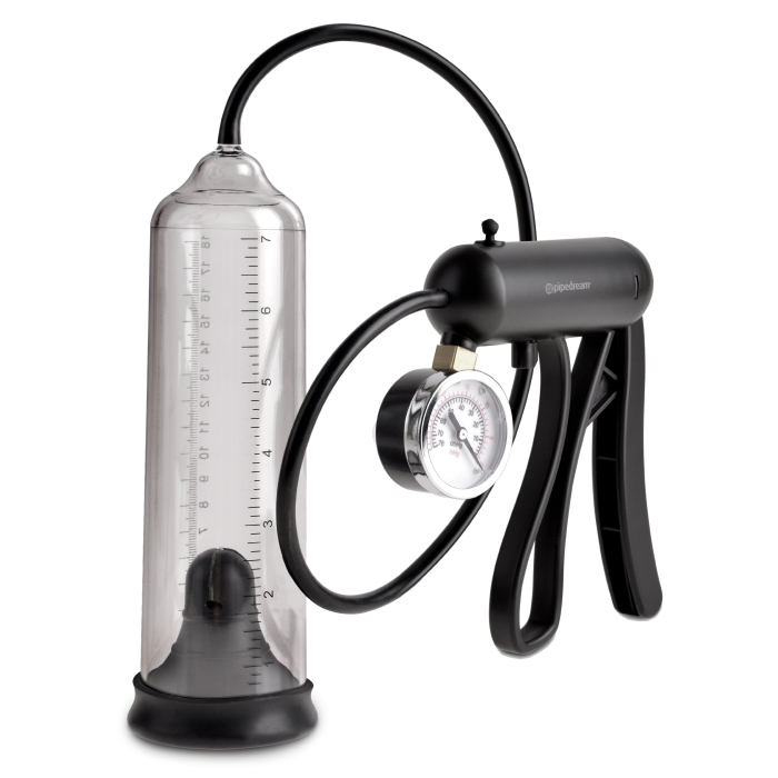 PUMP WORX PRO-GAUGE POWER PUMP - CLEAR BLACK