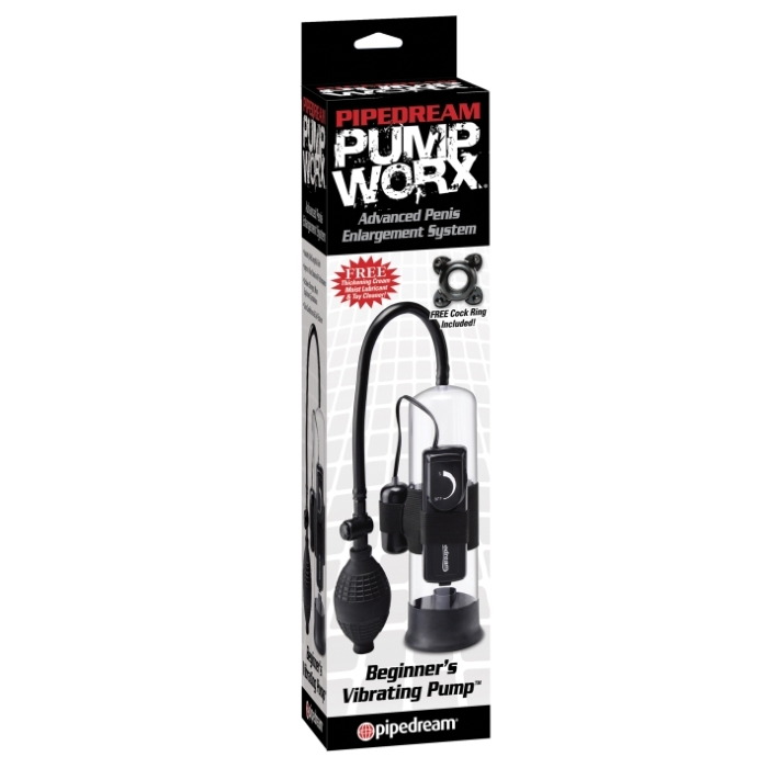 PUMP WORX BEGINNER'S VIBRATING PUMP BLACK PUMP WORX BEGINNER'S VIBRATING PUMP BLACK