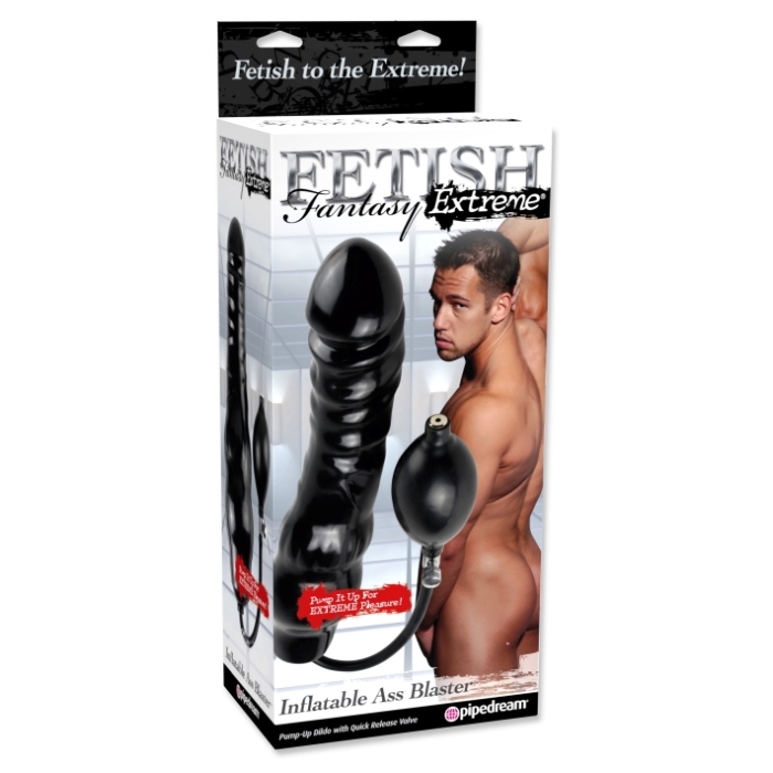 FETISH FANTASY EXTREME INFLATABLE ASS BLASTER - BLACK FETISH FANTASY EXTREME INFLATABLE ASS BLASTER - BLACK
