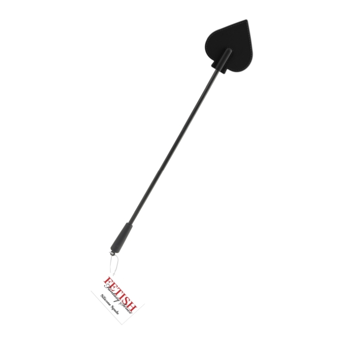 FETISH FANTASY SERIES SILICONE SPADE - BLACK FETISH FANTASY SERIES SILICONE SPADE - BLACK