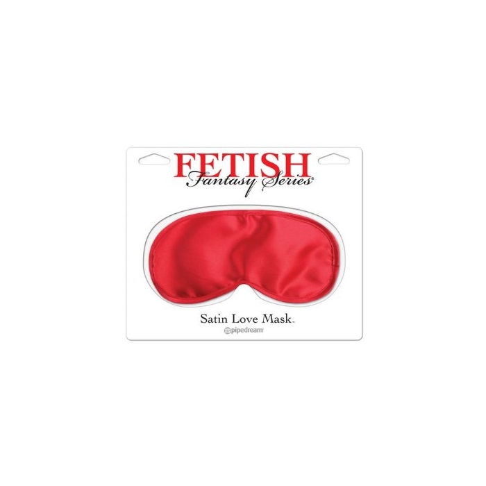 FETISH FANTASY SERIES SATIN LOVE MASK RED FETISH FANTASY SERIES SATIN LOVE MASK RED
