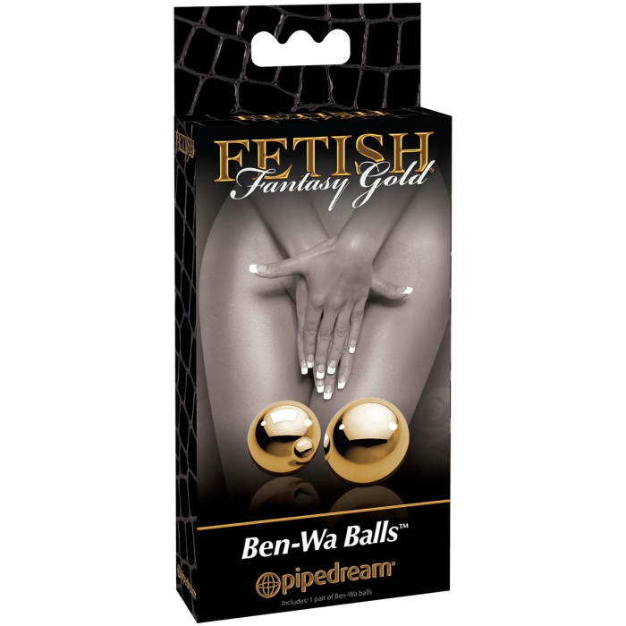 FETISH FANTASY GOLD BEN-WA BALLS - GOLD FETISH FANTASY GOLD BEN-WA BALLS - GOLD