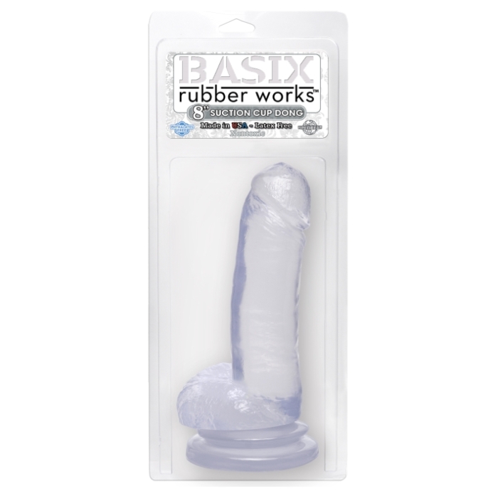 BASIX 8 SUCTION CUP DONG CLEAR BASIX 8 SUCTION CUP DONG CLEAR