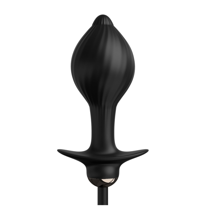 ANAL FANTASY AUTO-THROB INFLATABLE VIBE PLUG - BLACK