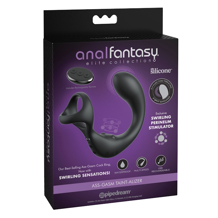ANAL PLUG ASS-GASM TAINT-ALIZER BLACK ANAL FANTASY ELITE ANAL PLUG ASS-GASM TAINT-ALIZER BLACK ANAL FANTASY ELITE