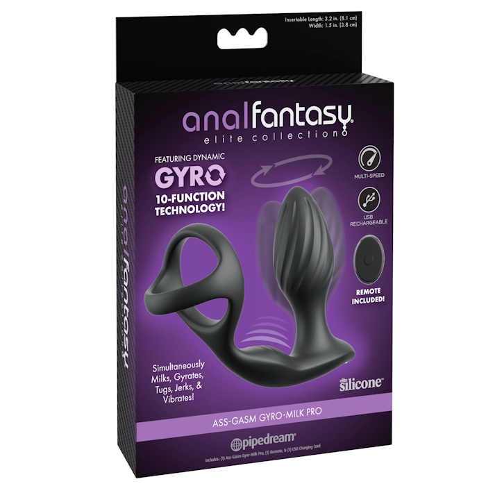 ANAL FANTASY ELITE P-SPOT ASS-GASM GRO-MILK PRO - BLACK ANAL FANTASY ELITE P-SPOT ASS-GASM GRO-MILK PRO - BLACK