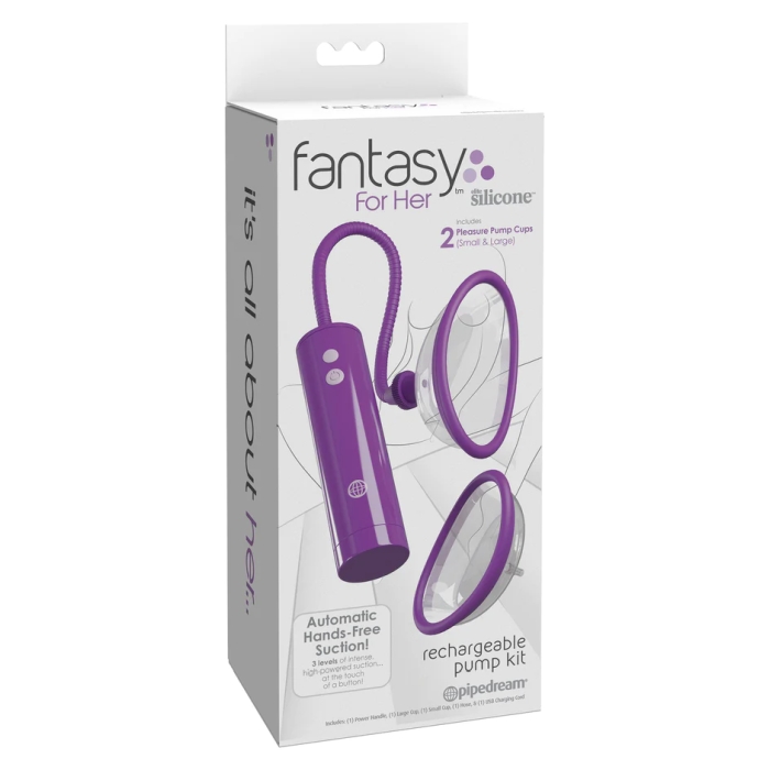 FANTASY FOR HER RECHARGEABLE PLEASURE PUMP KIT FANTASY FOR HER RECHARGEABLE PLEASURE PUMP KIT
