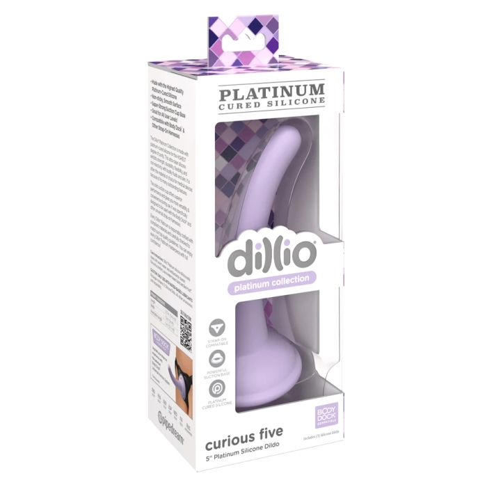 DILLIO PLATINUM CURIOUS FIVE (5") - PURPLE DILLIO PLATINUM CURIOUS FIVE (5") - PURPLE