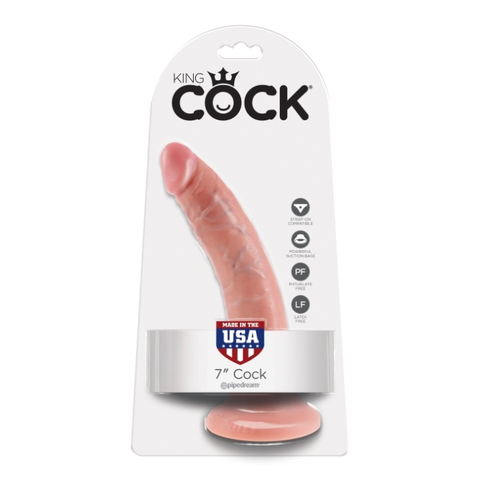 KING COCK 7IN COCK - FLESH